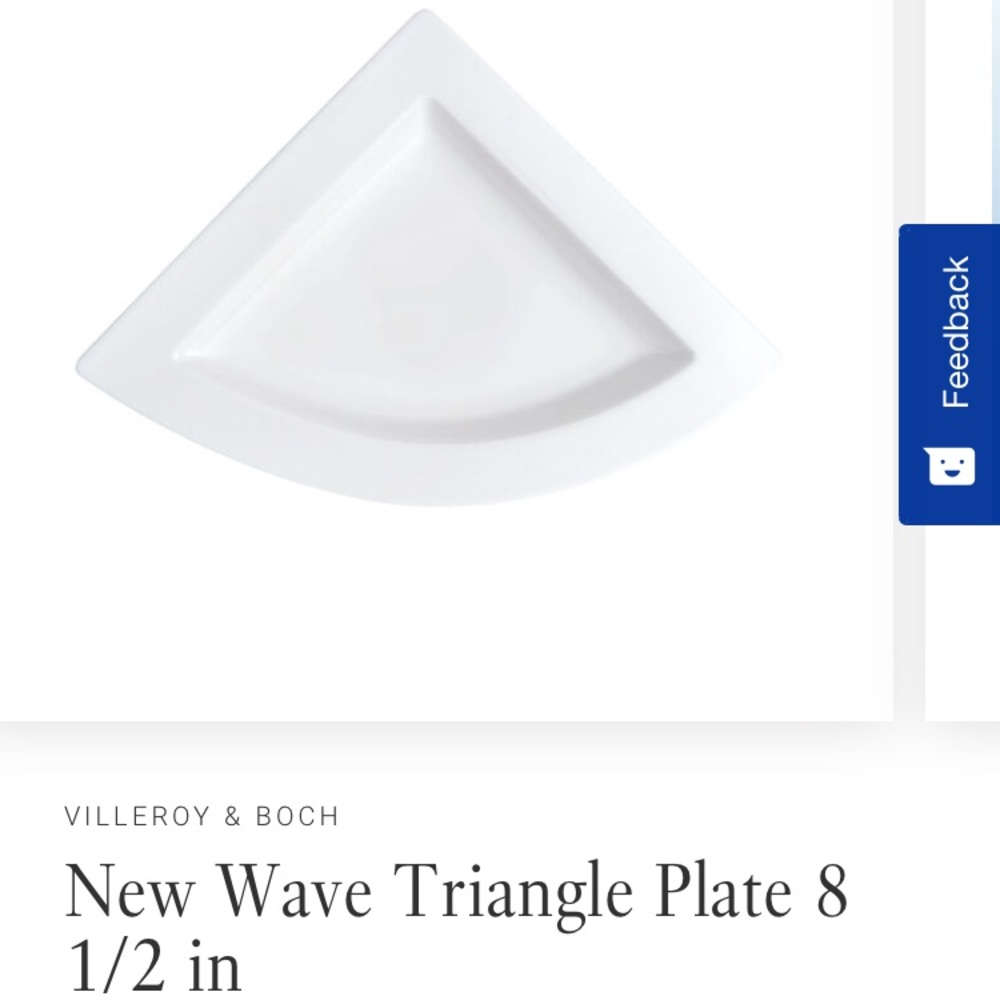 COPY - Villeroy and Boch New wave triangle plate